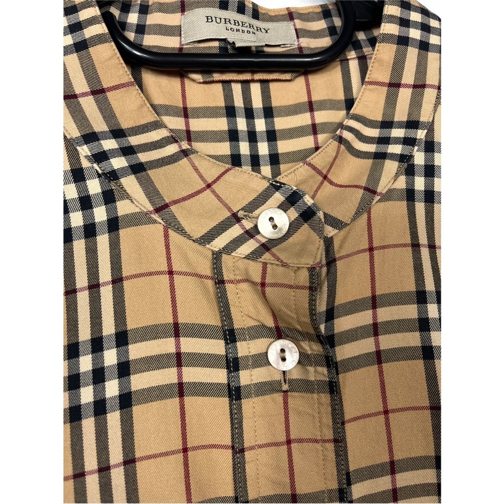 Burberry Tan Plaid Mini Dress - Picture 4 of 8